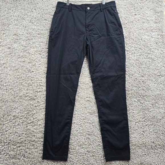 Bird Dogs Pants Mens 34x32 (Fits 32x31) Blue Chino Lined Slim Comfort Officewear - Picture 1 of 11